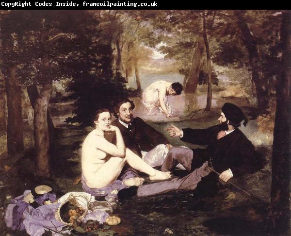 Edouard Manet le dejeuner sur l herbe